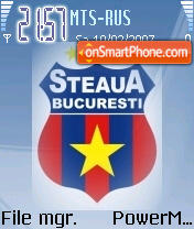 Capture d'écran Steaua Bucuresti thème