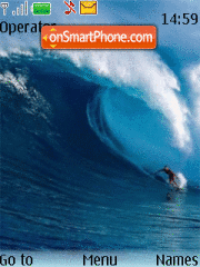 Capture d'écran Surfing thème