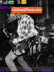 Capture d'écran Kurt cobain thème