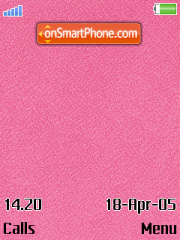 Capture d'écran Pink thème