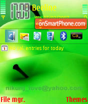 Green Apple Theme-Screenshot