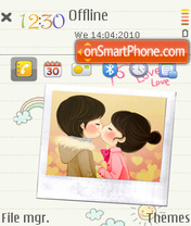 Cute lover(Q) theme screenshot