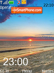 Sunset theme screenshot