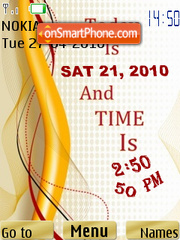 Time And Date tema screenshot
