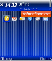 Blue Liners Fp1 theme screenshot