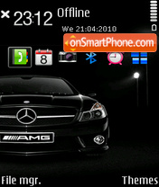 Capture d'écran Benz 03 thème