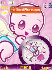 Cupid Clock theme screenshot