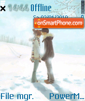 Capture d'écran Cold Love thème