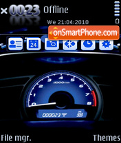 Speedometer 01 es el tema de pantalla