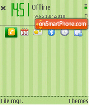 Capture d'écran Green fp1 thème