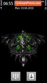 Dragon Skull theme screenshot