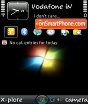 Скриншот темы Windows 7 black by ishaque