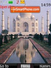 Taj Mahal theme screenshot