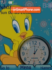 Tweety2 Clock tema screenshot