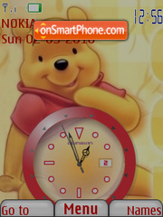 Winnie Clock tema screenshot
