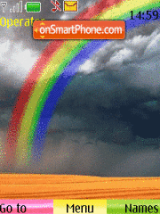 Capture d'écran Rainbow thème