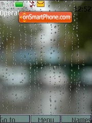Rain tema screenshot