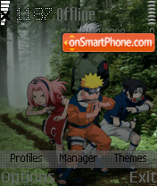 Capture d'écran Kakashi Team thème