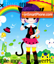 Cat Gurl tema screenshot