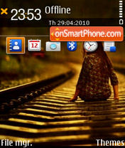 Last train tema screenshot