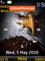 Capture d'écran Eagle Clock thème
