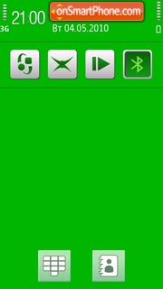 Green N97 tema screenshot