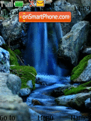 Animated waterfalls theme screenshot