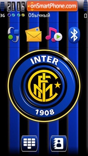 Скриншот темы Inter fc 01