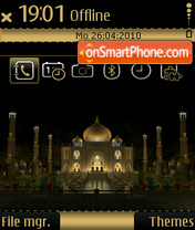 Capture d'écran Taj thème