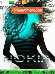 Capture d'écran Nokia Girl thème