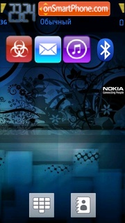 Abstract Nokia 01 es el tema de pantalla