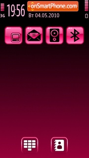 Dark Pink 01 theme screenshot