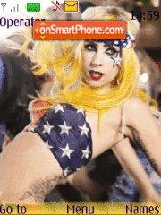 Capture d'écran Lady Gaga thème