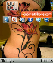 Tattoo tema screenshot