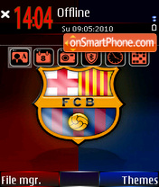 Capture d'écran Barca thème