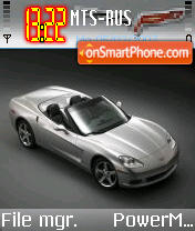 Capture d'écran Corvette New thème