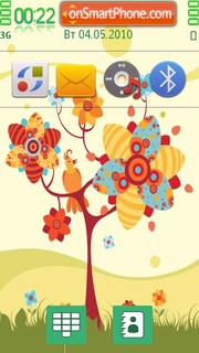 Spring Abstract theme screenshot