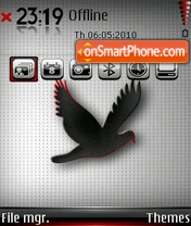 Blackred eagle tema screenshot