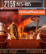 Fire City tema screenshot