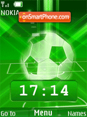 Capture d'écran Football WC2010 thème