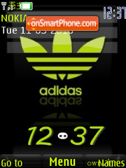 Adidas Clock theme screenshot