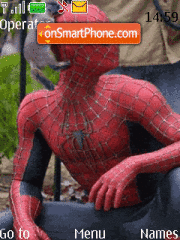 Spiderman funny theme screenshot