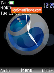 Walkman Clock theme screenshot