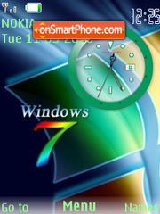 Capture d'écran Windows 7 Clock thème