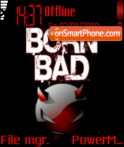 Born Bad 01 tema screenshot