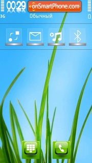 Symbian 3 theme screenshot