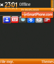 Maemo 3rd iconsmo 01 es el tema de pantalla