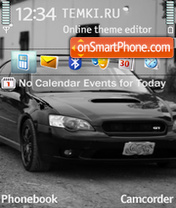 Capture d'écran Subaru BW thème
