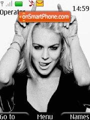 Lindsay Lohan theme screenshot