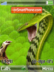 Snakes Fight theme screenshot